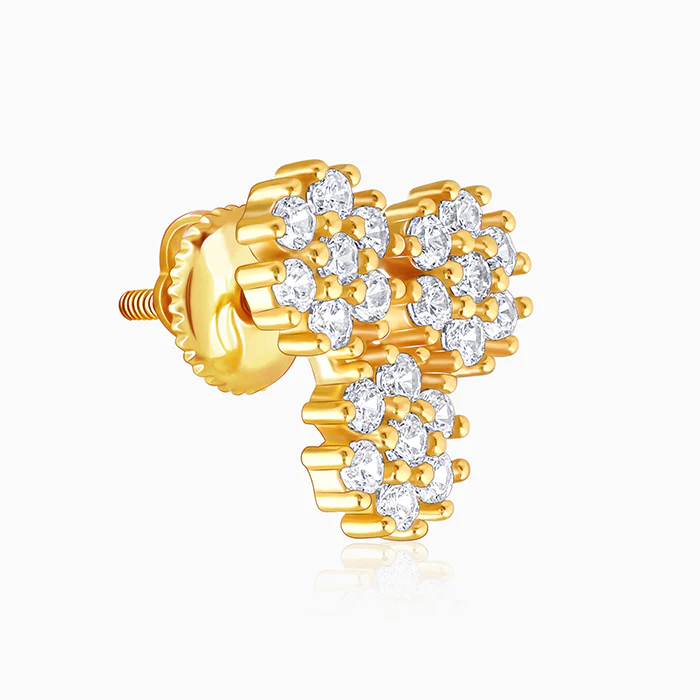 Golden Meryl Studs - Image 4
