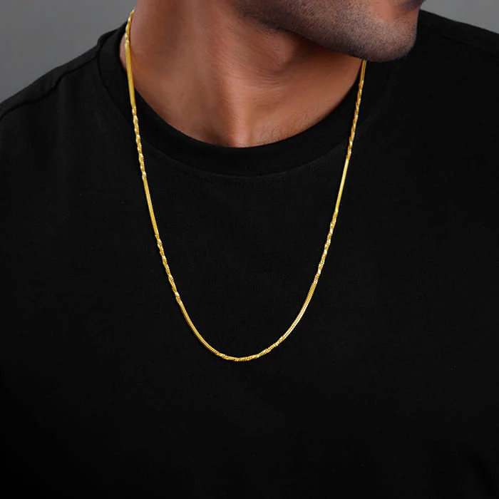 Golden Charismatic Chain For Him - Image 3