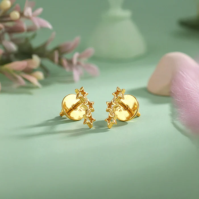 Golden Multi Twinkle Earrings - Image 2