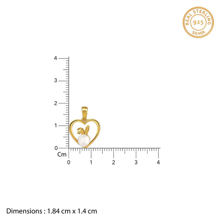 Golden Nicole Pearl Pendant With Link Chain - Image 4