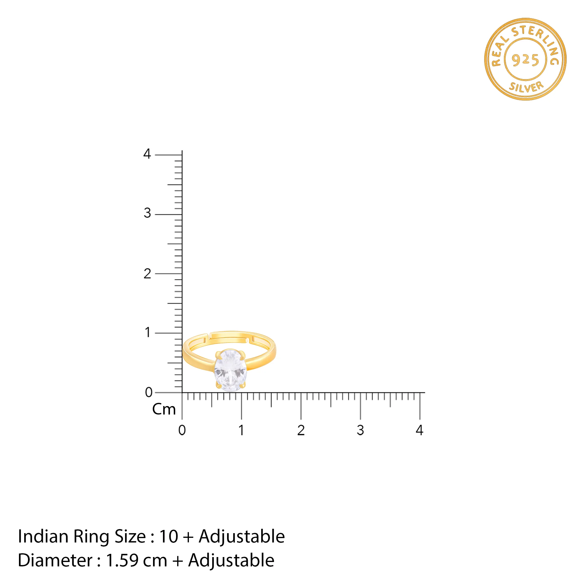 Golden Odette Ring - Image 5