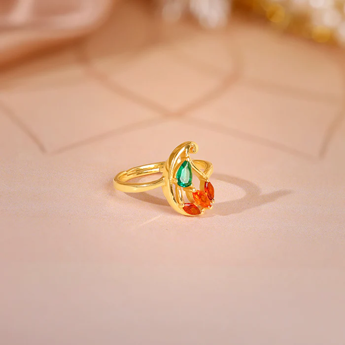 Golden Parvati Ring - Image 2