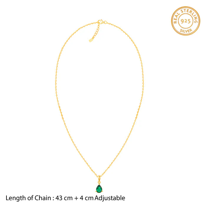 Golden Peridot Dream Pendant With Link Chain - Image 6