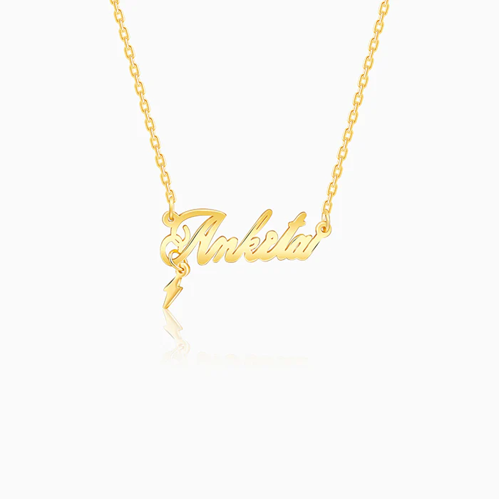 Golden Personalised Eternal Necklace - Image 10