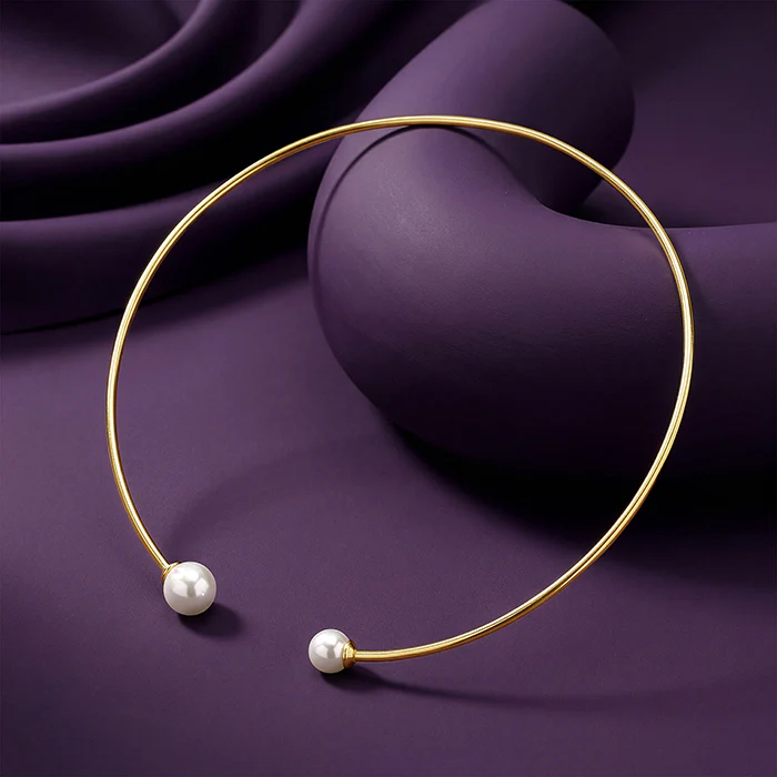Golden Phoebe Pearl Hasli Necklace - Image 2