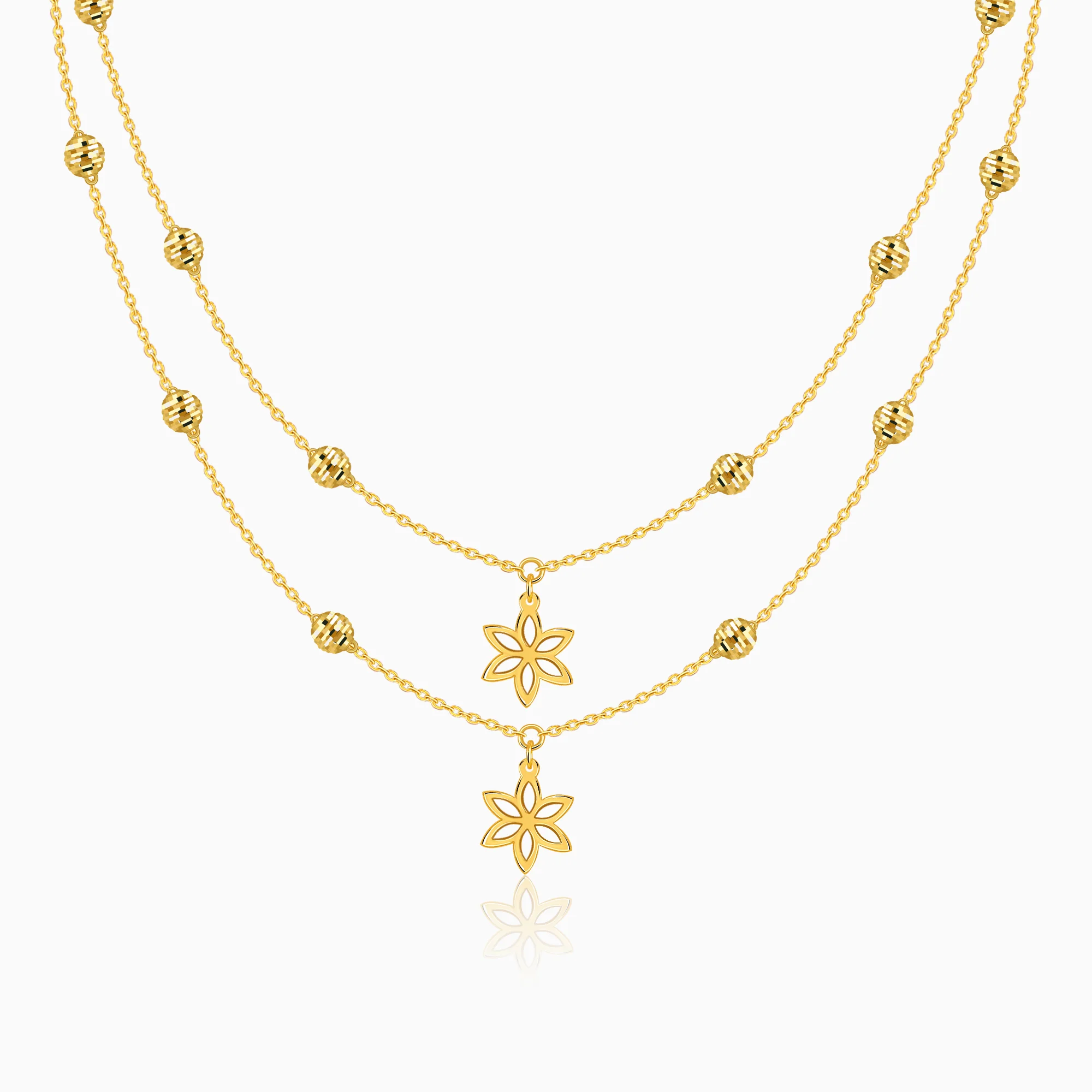 Golden Piece of Me Layered Necklace - Image 3