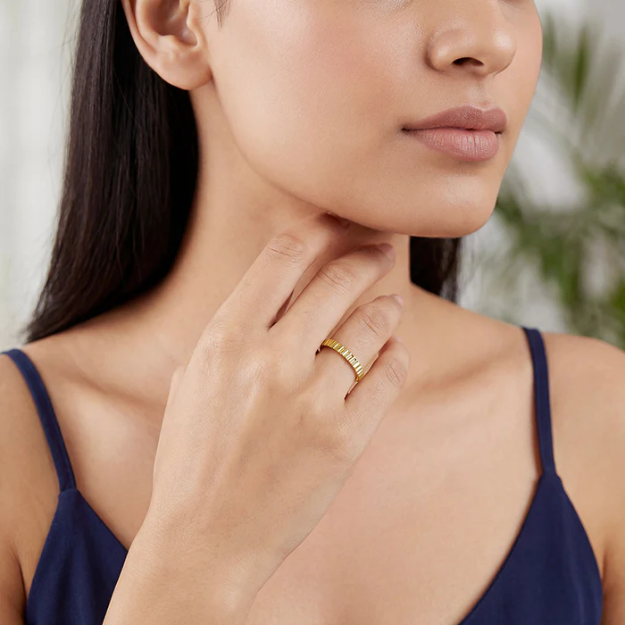 Golden Ray Ring (Size 12) - Image 3