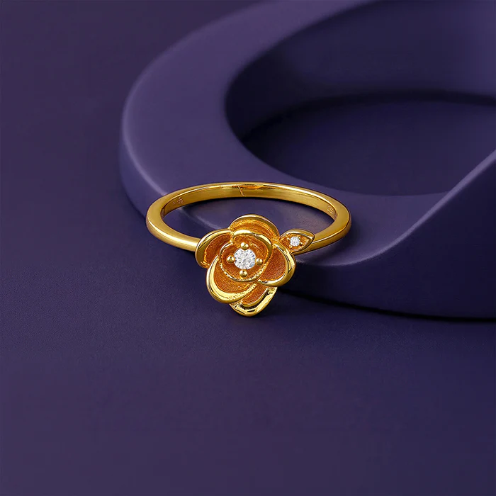 Golden Rose Gleam Ring (Size 12) - Image 2