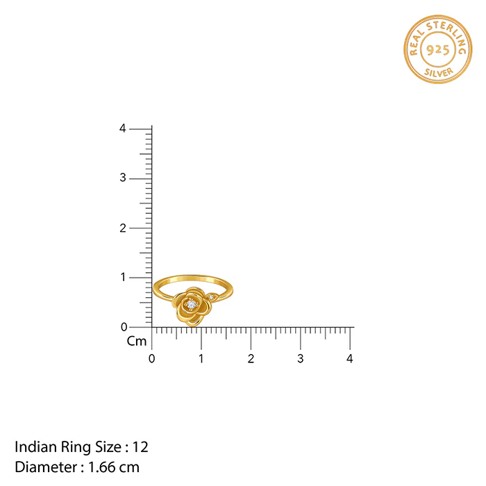 Golden Rose Gleam Ring (Size 12) - Image 4
