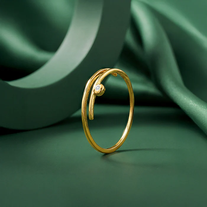 Golden Sweet Dot Ring (Size 12) - Image 2