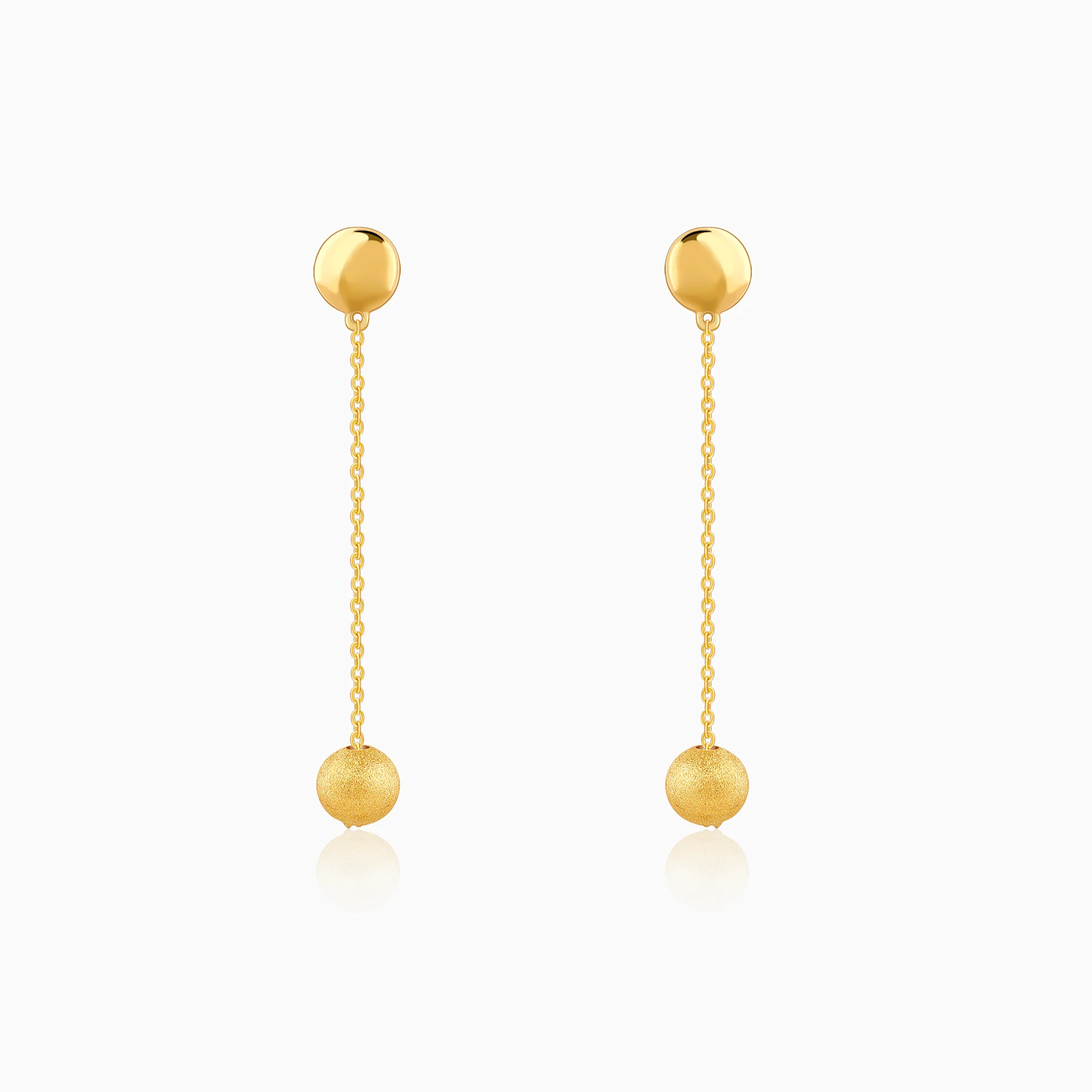 Golden Treasure Dangler Earrings - Image 3