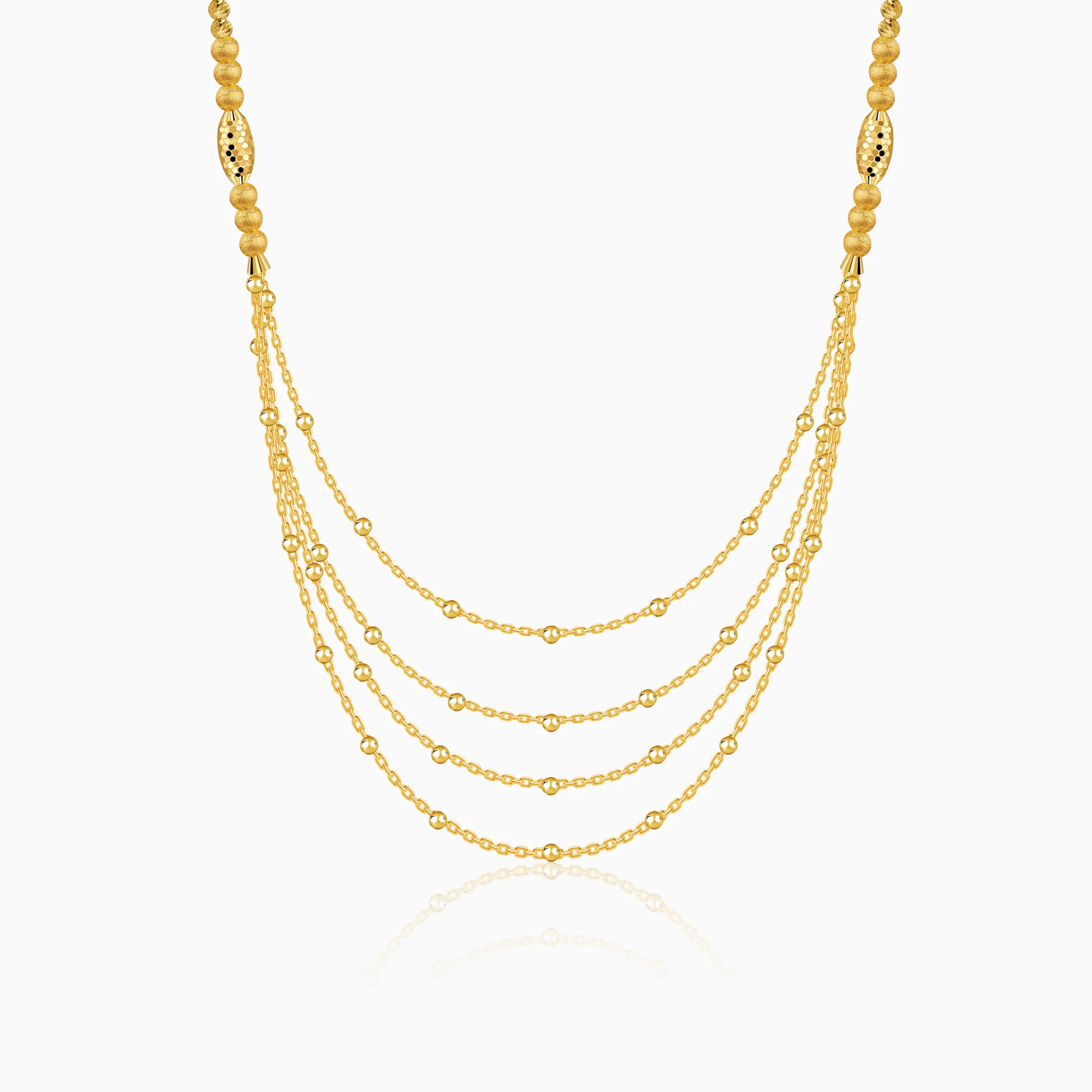 Golden Treasure Layered Necklace - Image 3