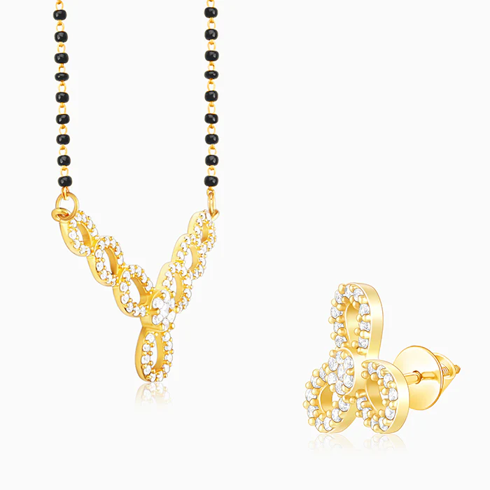 Golden Trifecta Love Mangalsutra Set - Image 4