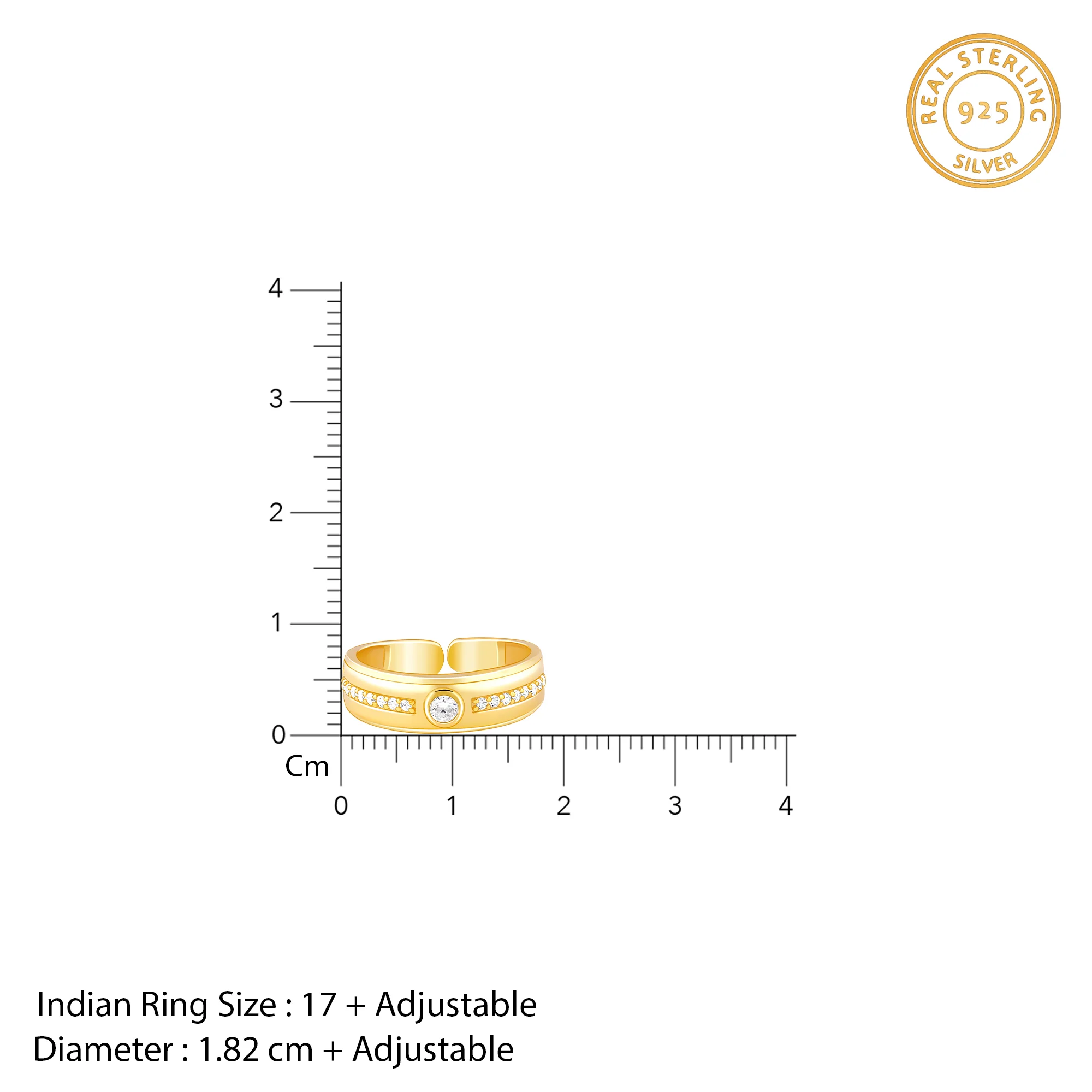 Golden Warrior Prince Ring for Him - Image 7