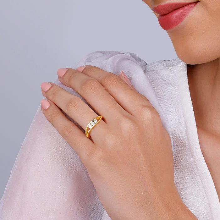 Golden Wave Crest Ring - Image 3