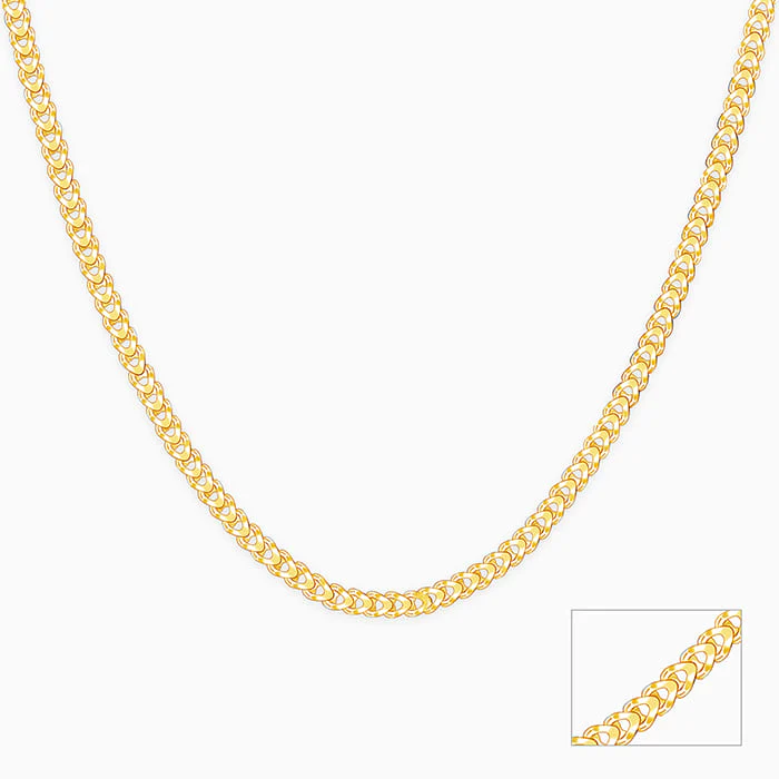 Golden Whispering Weave Chain For Him - Image 2