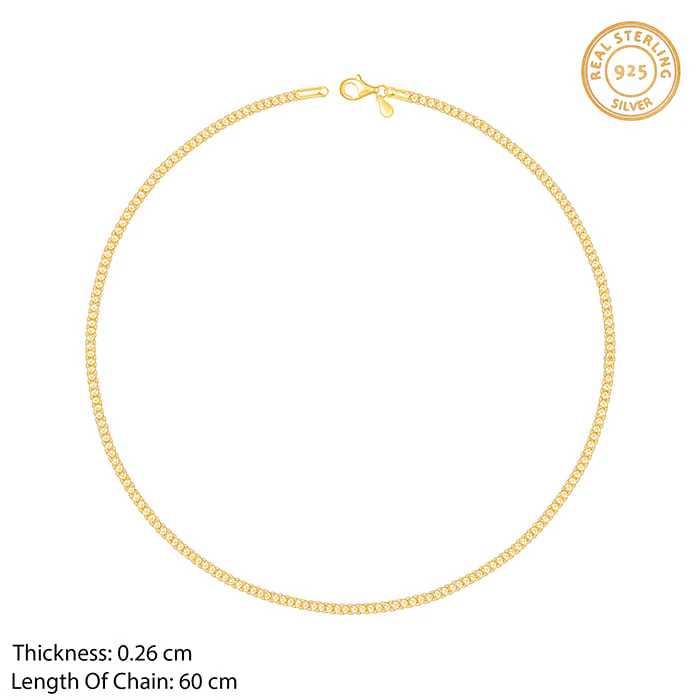 Golden Whispering Weave Chain For Him - Image 5