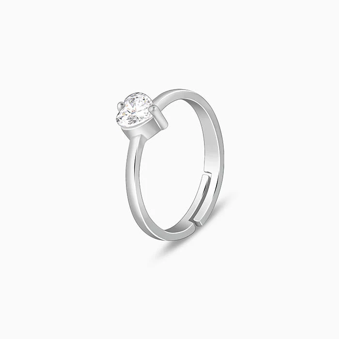 Silver Passionate Love Ring - Image 4