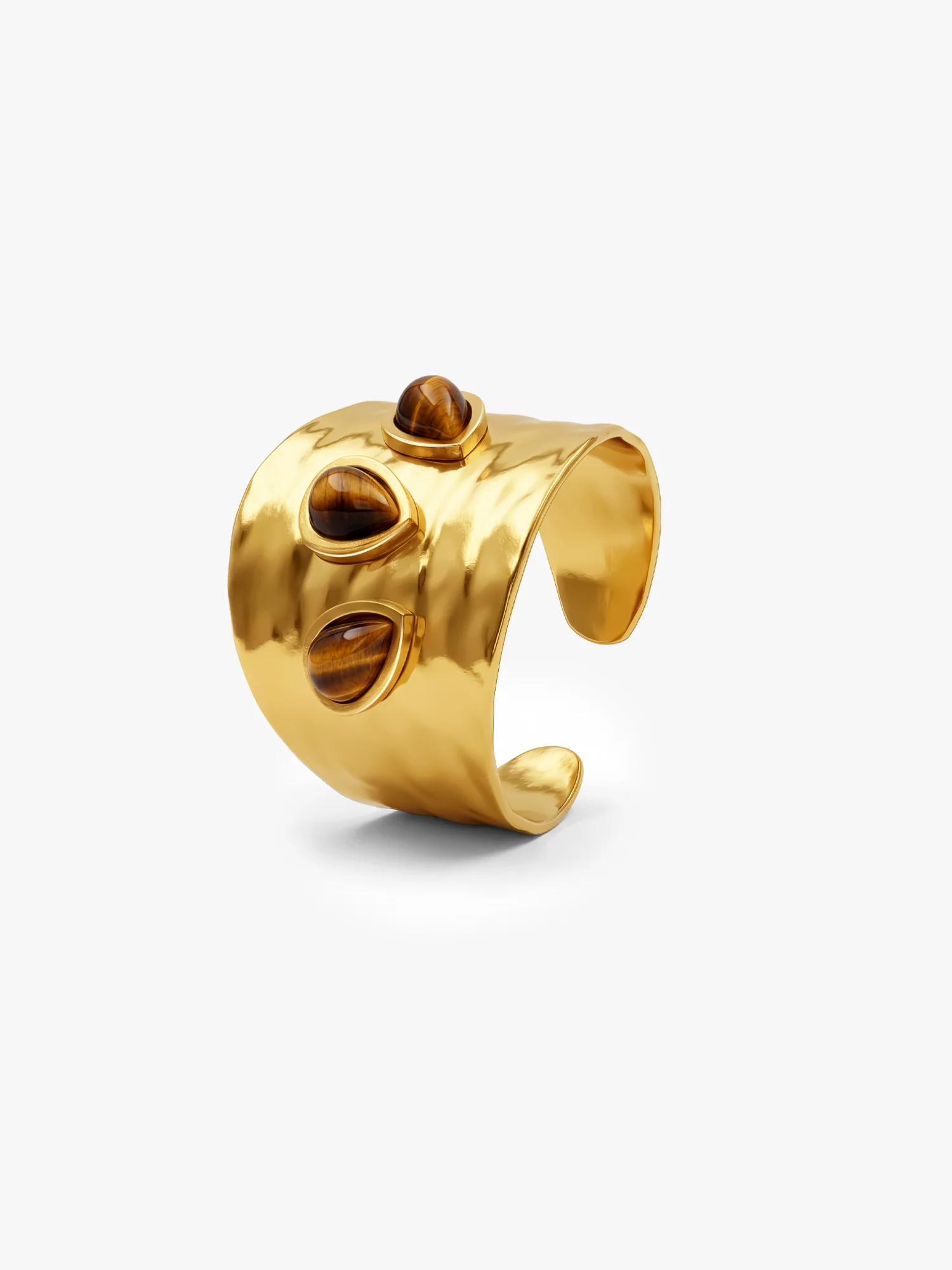 Hot Melt Gold Plated Ring (Size 14) - Image 4