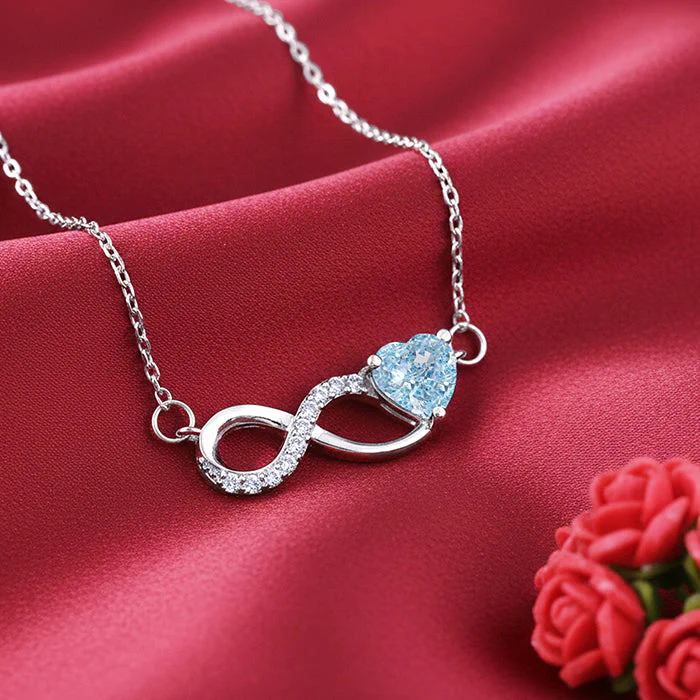 Silver Looped in Love Necklace - Image 2