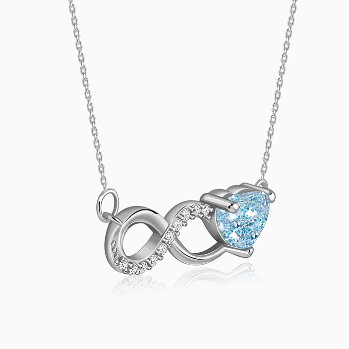 Silver Looped in Love Necklace - Image 4