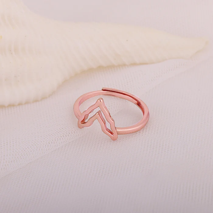 Rose Gold Mountain of Love Ring - Image 2