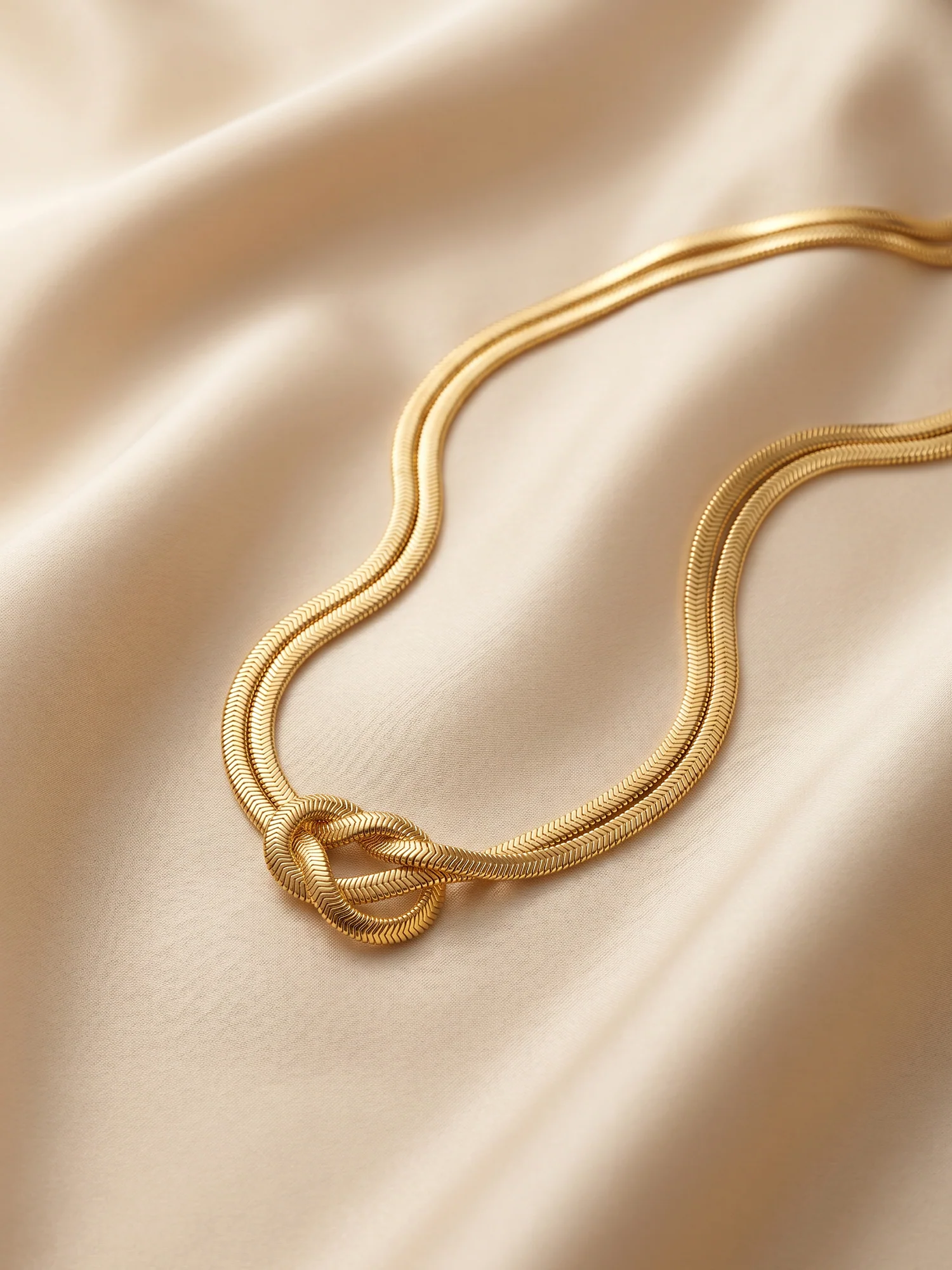 Knot Today Gold Plated Necklace - Image 2