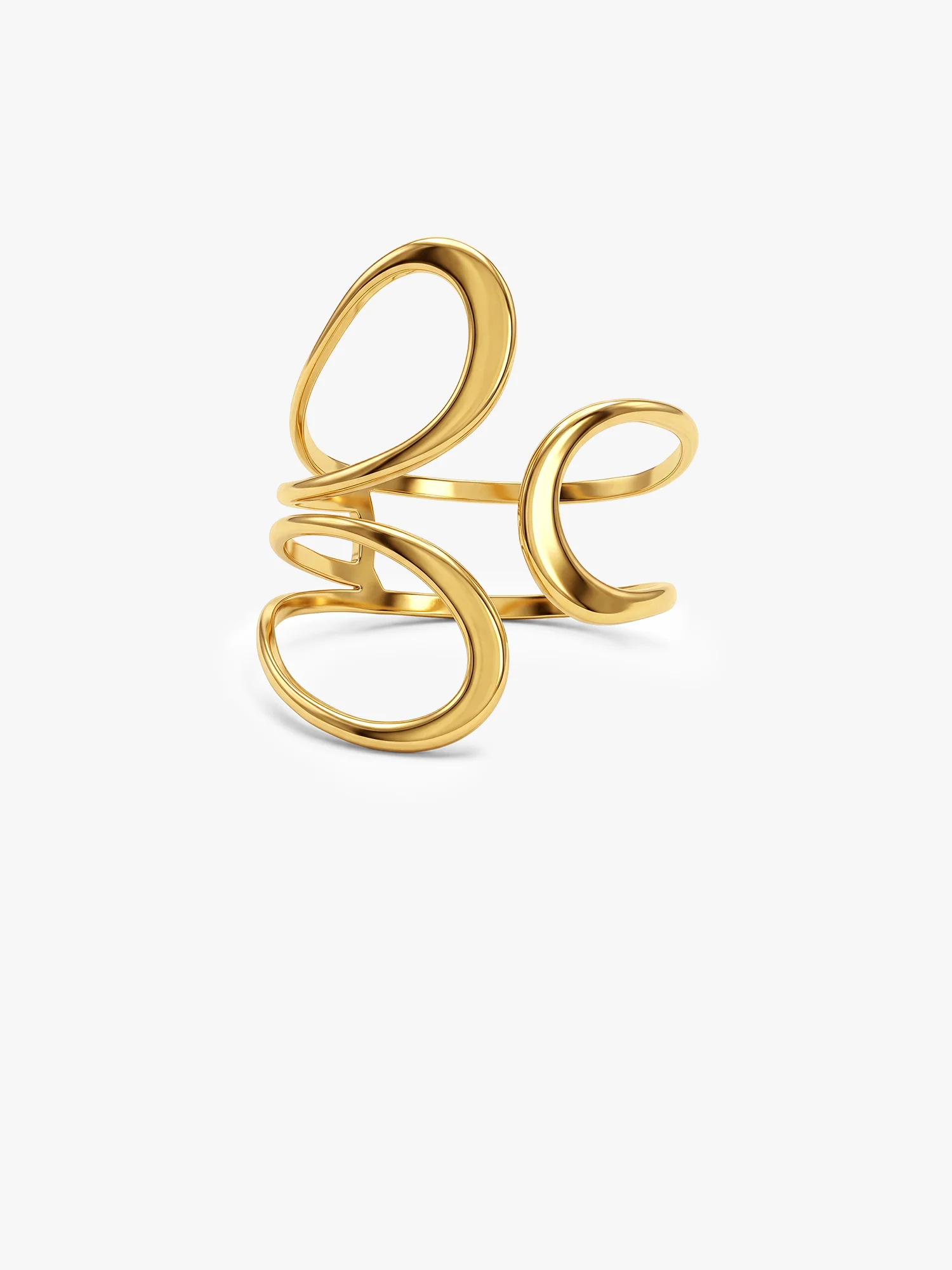 Loop Mood Gold Plated Ring