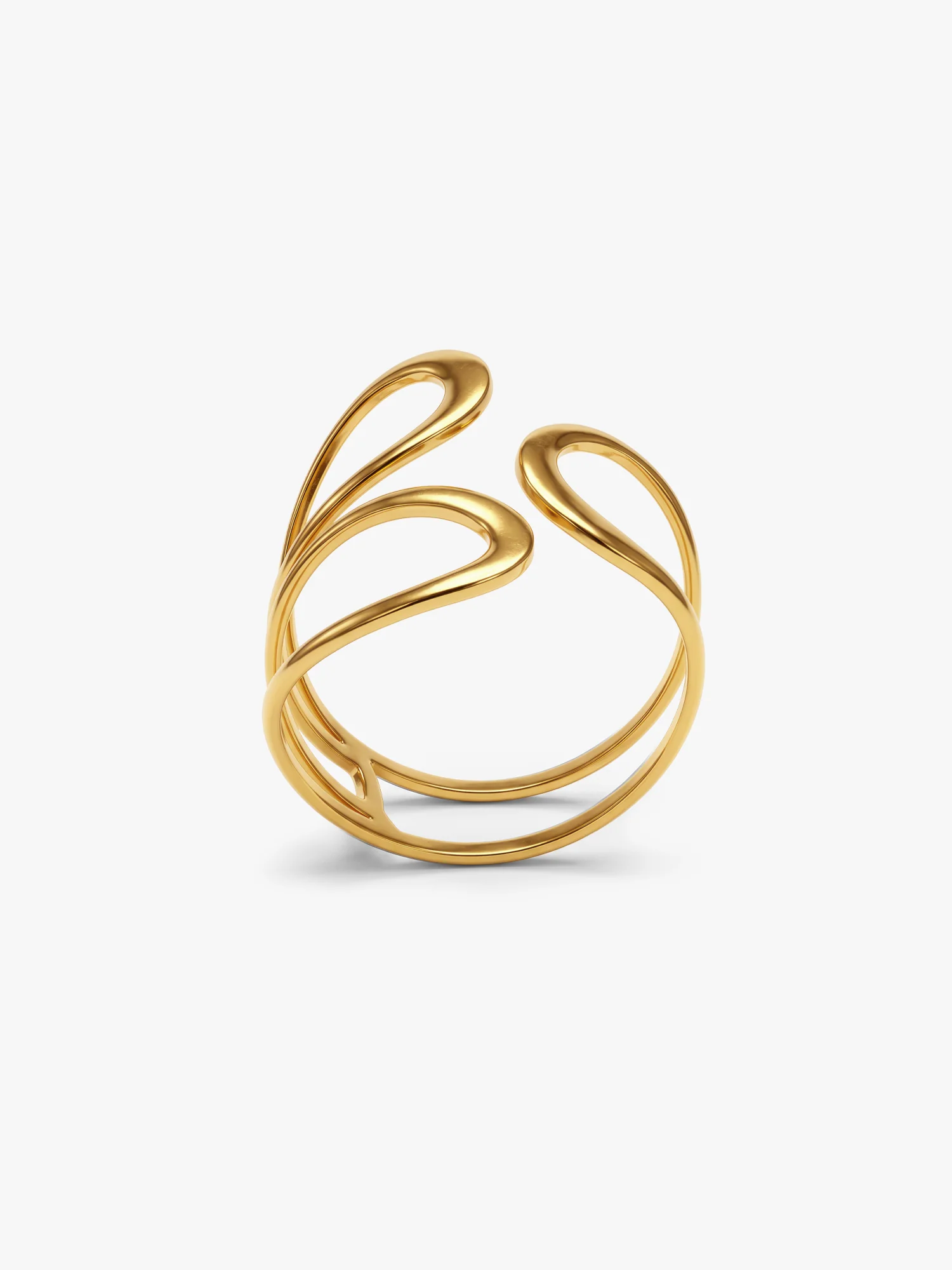 Loop Mood Gold Plated Ring - Image 5