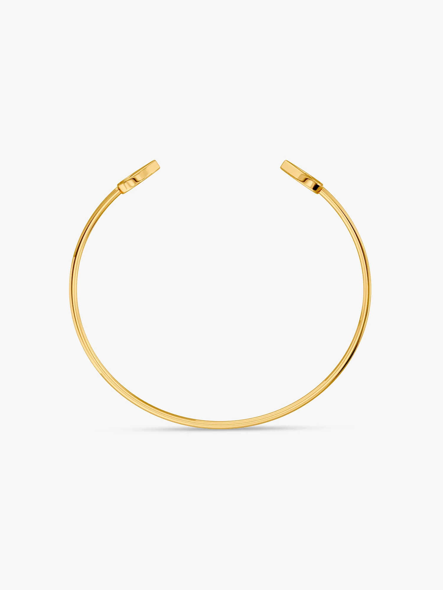 Love Loop Gold Plated Cuff Bracelet - Image 5