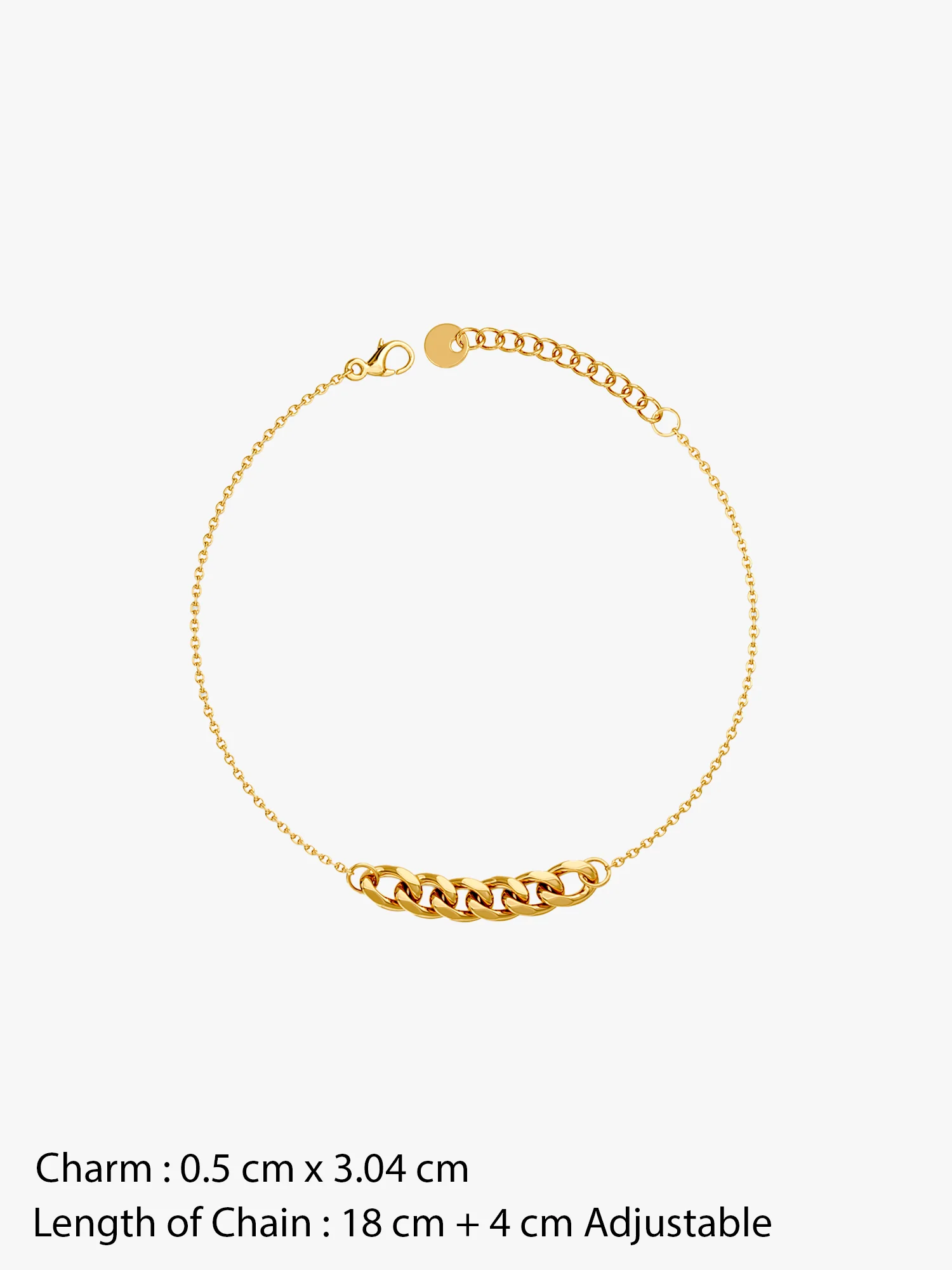 Lowkey Cuban Gold Plated Bracelet - Image 5