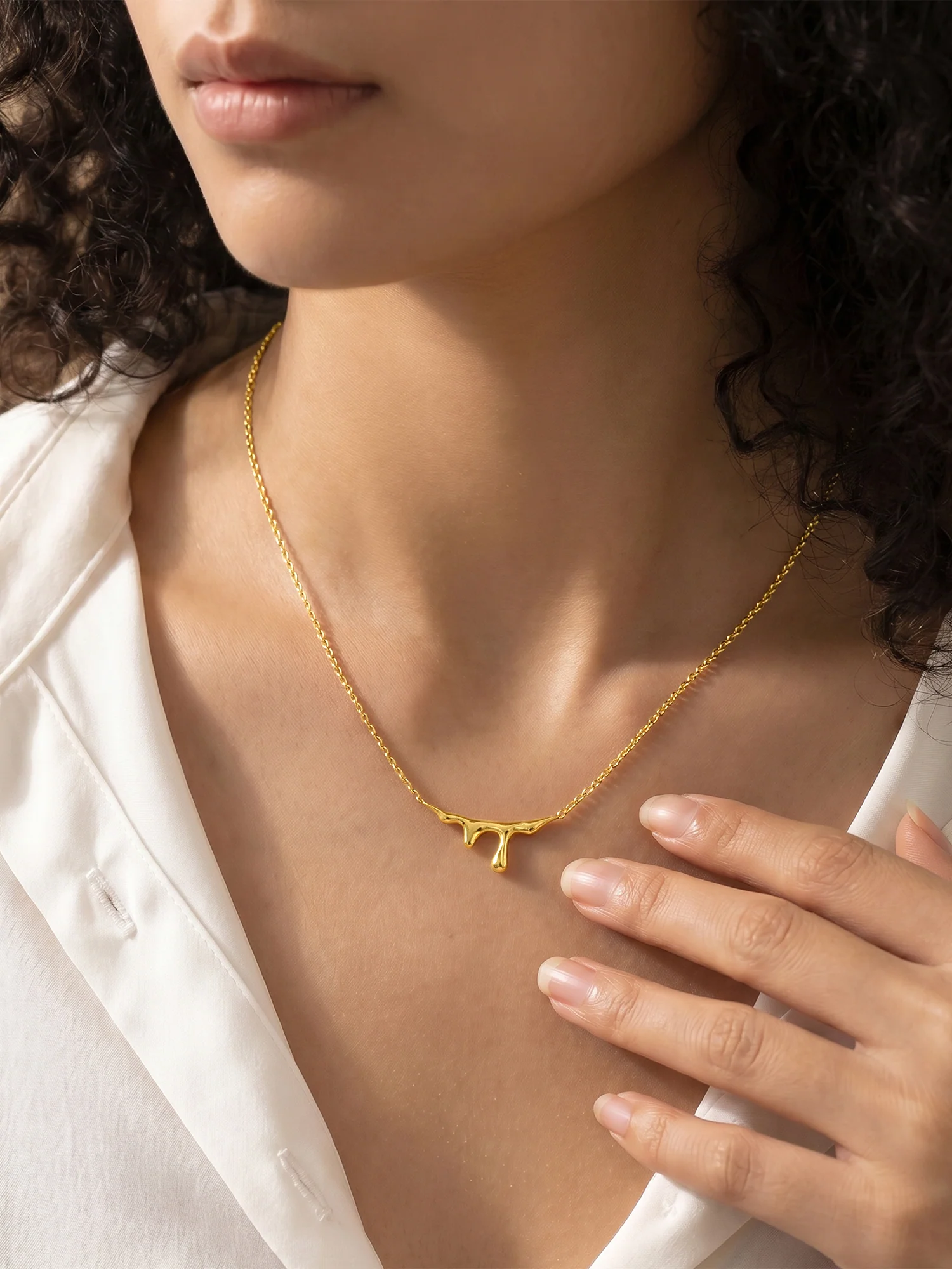 Lowkey Gold Plated Necklace - Image 3