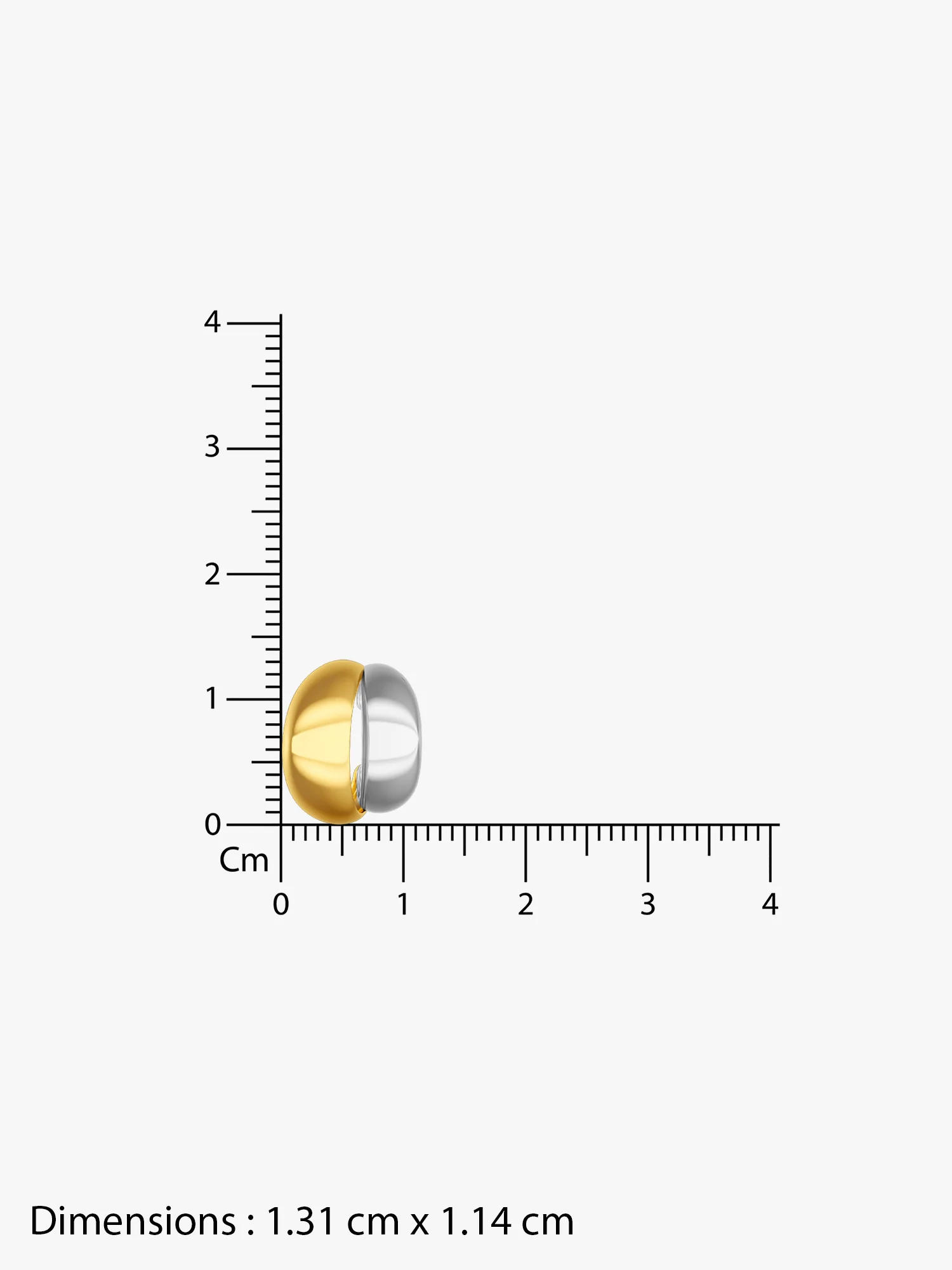 Mini Curve Dual Tone Ear Cuffs - Image 6