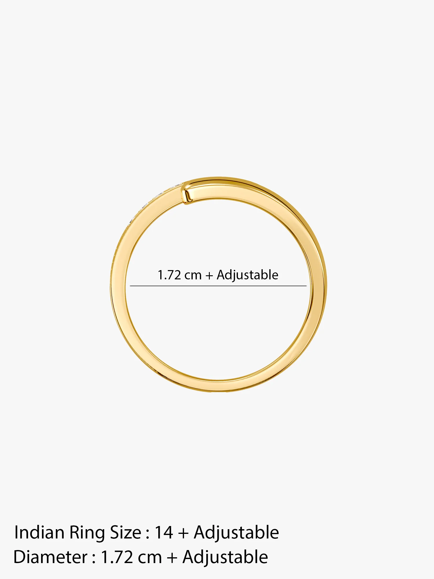Minimal Mood Gold Plated Ring (Size 14) - Image 6