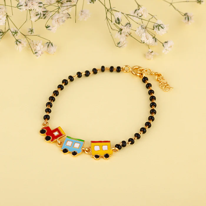 Golden Choo Choo Train Infant Bracelet (0-18 months) - Image 2