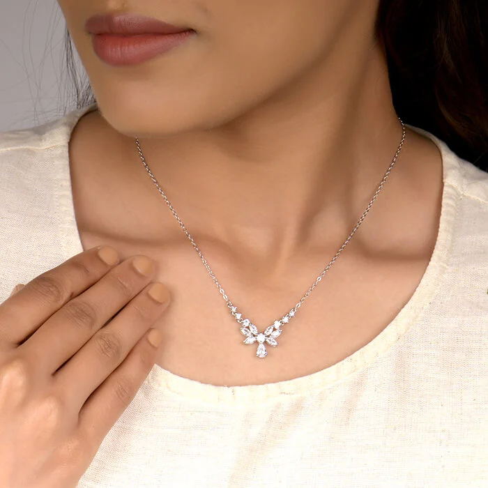 Silver Chrysalis Necklace - Image 3