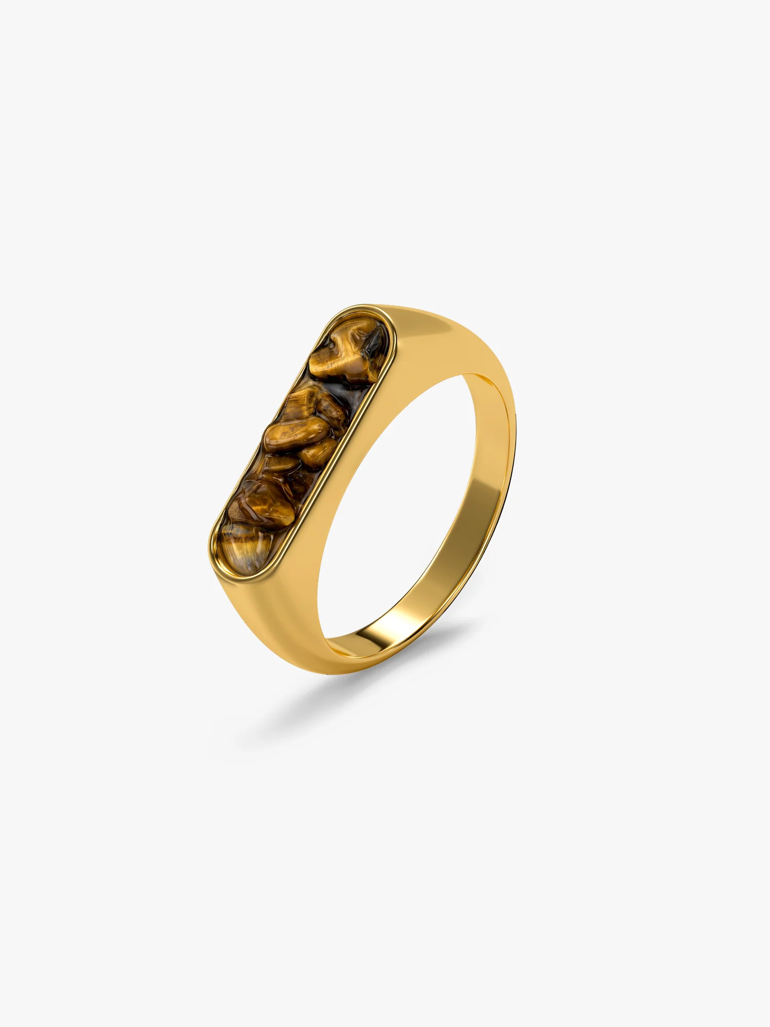 Noir Slay Gold Plated Ring (Size 14) - Image 4