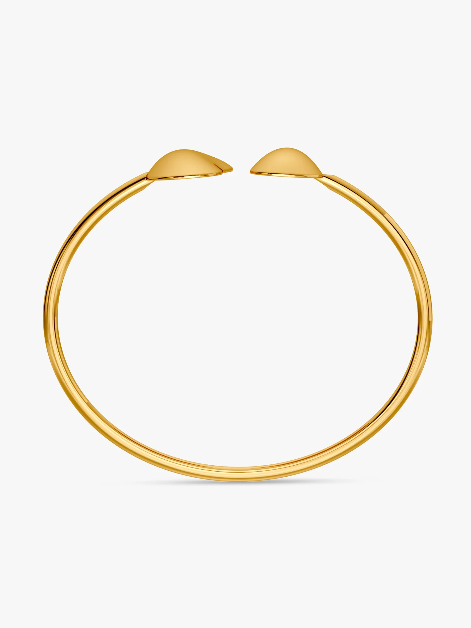 Off End Gold Plated Cuff Bracelet - Image 5