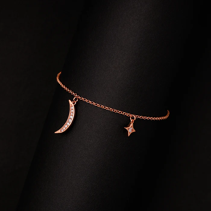 Rose Gold Love From Stars Bracelet - Image 2