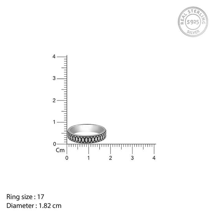 Oxidised Silver Knight's Desire Ring For Him - Image 5