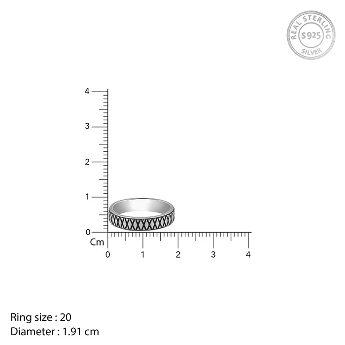 Oxidised Silver Knight's Desire Ring For Him - Image 6