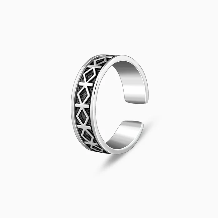 Oxidised Silver Tanya Toe Rings - Image 4
