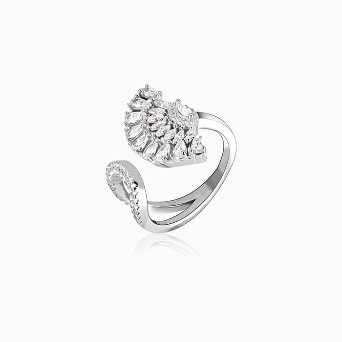 Silver Peacock Heritage Ring - Image 4