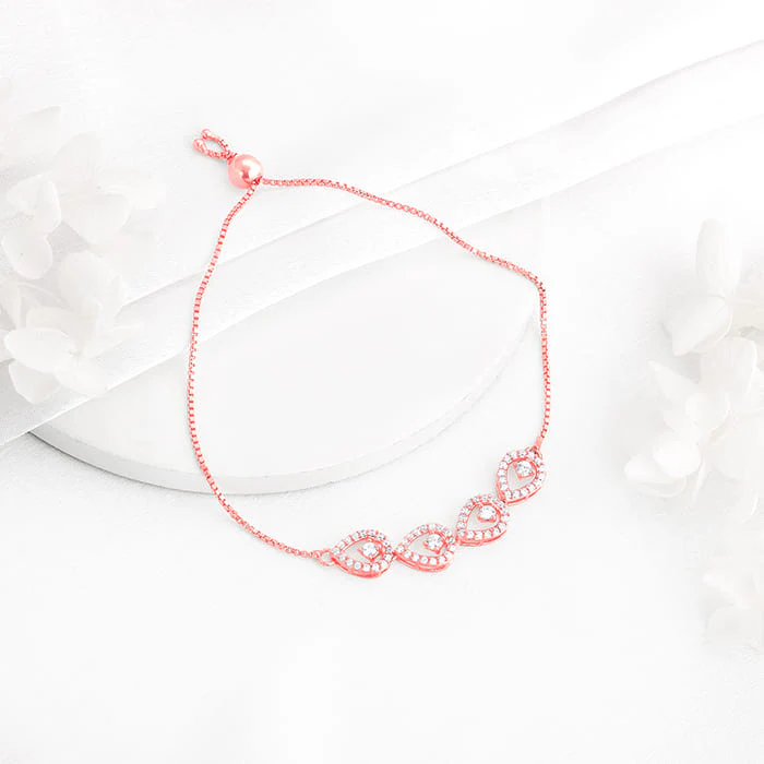 Rose Gold Peary Love Bracelet - Image 2