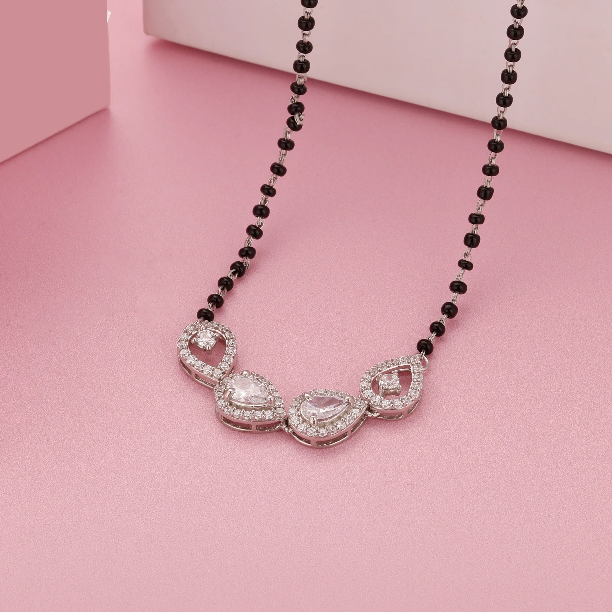 Silver Alluring Mangalsutra - Image 2