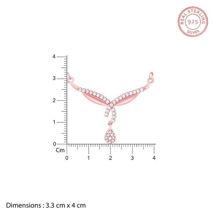 Rose Gold Vows of Love Mangalsutra - Image 5