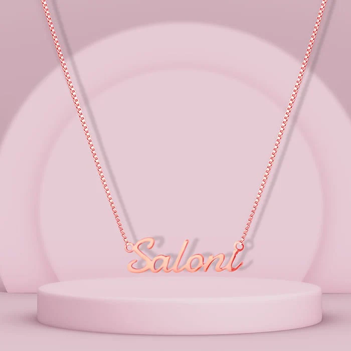 Personalised Rose Gold Regalia Pendant - Image 2