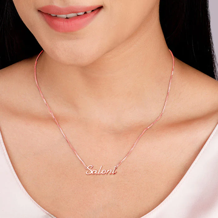 Personalised Rose Gold Regalia Pendant - Image 4