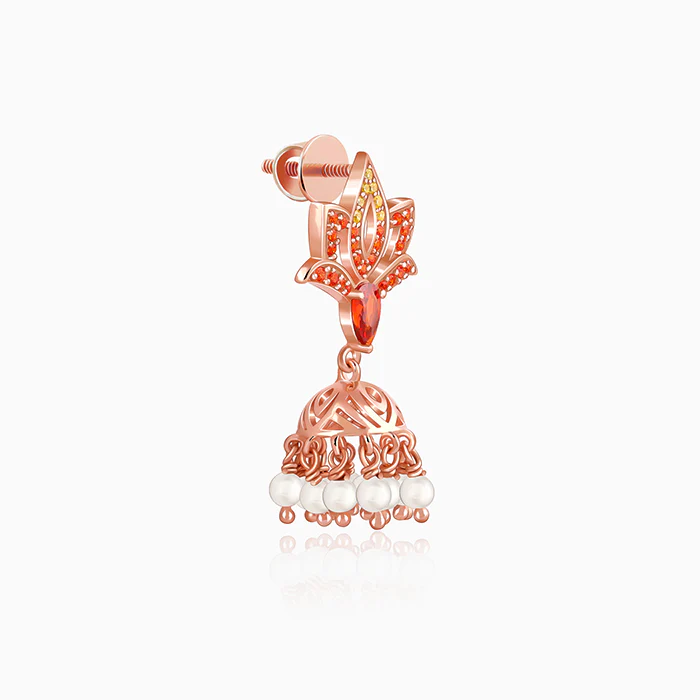 Rose Gold Adishakti Jhumka - Image 4