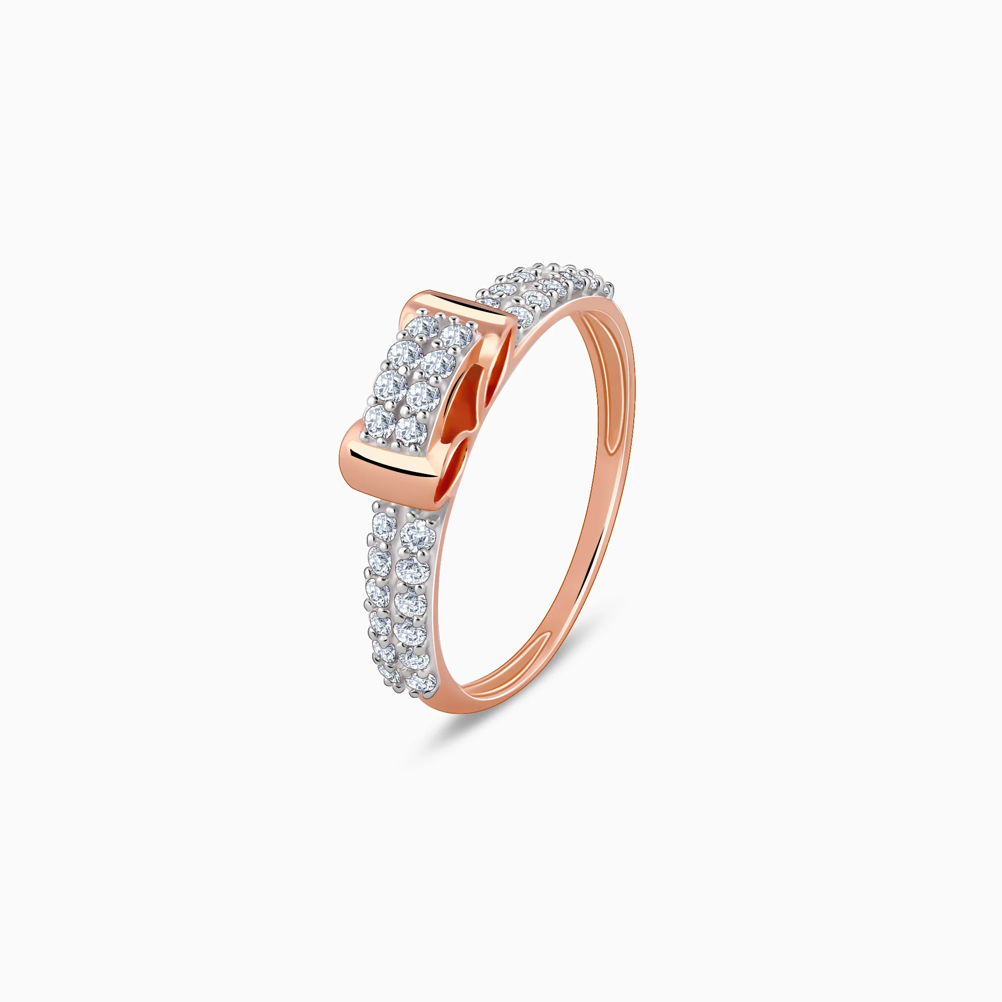 Rose Gold Allegiance Diamond Ring - Image 4